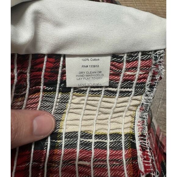 Show Me Your Mumu Plaid Bow Tube Top Large NWT - Picture 5 of 9